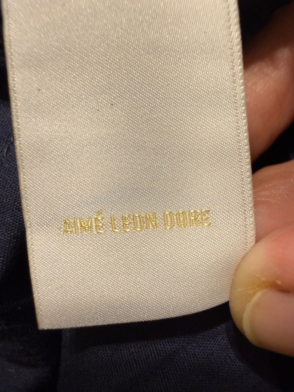 Aime Leon Dore Navy Elastic-Waist Jogger Pants - Picture 9 of 10